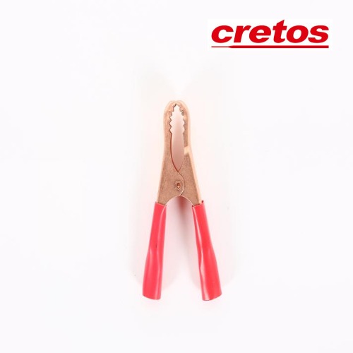 CRETOS 어스클램프 50A적색 30개묶음 - 교성이엔비