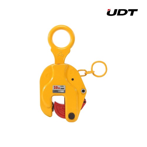 UDT 행클램프(철판용 수직) UVC-5.0 (5.0T) 수직 철판운반 안전고리 - 교성이엔비