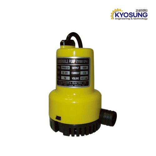 대화전기 수중펌프 DPW69-12 (1100GPH) - 교성이엔비
